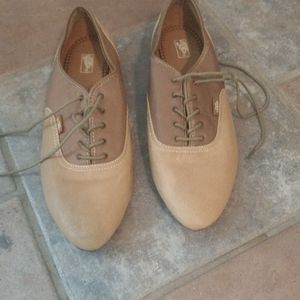 Vans leather upper